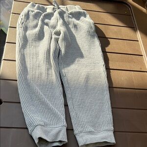 Cat & Jack Light Gray Waffle Knit Joggers